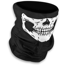 2 Ghost Biker Skull Hood Face Mask Motorcycle Ski Balaclava 