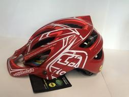 Troy Lee Designs 2018 A2 PINSTRIPE RED MIPS XL / XXL MOUNTAI