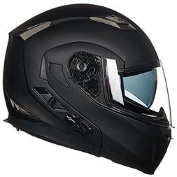 ILM Bluetooth Integrated Modular Flip up Full Face Motorcycl