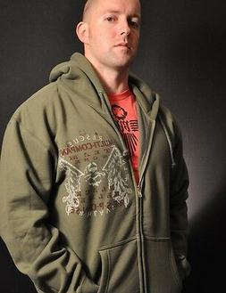 Black Helmet Apparel Multi-Company Response Mens Zip Hoodie 