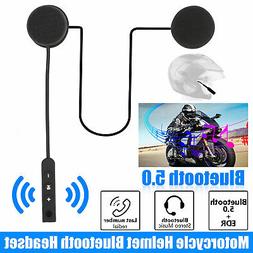 Bluetooth 5.0 Helmet Motorcycle Headset Speakers Handsfree w
