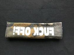 "F*CK OFF!" CAMO Welding Hood Sweatband Fleece for Hard Hat 
