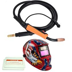 iMeshbean Mig Welding Gun with Solar Auto Darkening Welding 