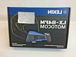 LEXIN 2pcs B4FM Motorcycle Bluetooth Intercom with FM Radio,