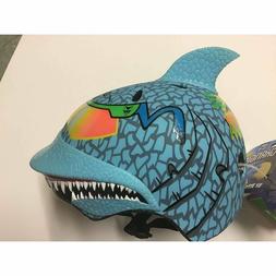 Shark Maxx Blu Children's Helmet with Rubber Top Fin