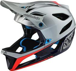 TROY LEE DESIGNS STAGE SILVER/NAVY MIPS MOUNTAIN BIKE/BMX HE