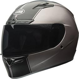 Bell Unisex  Rally Matte Titanium Qualifier DLX Full-Face, D