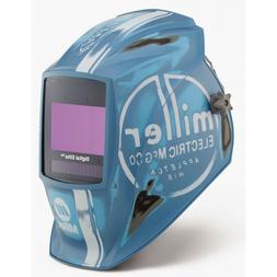 Welding Helmet, Vintage Roadster, Blue