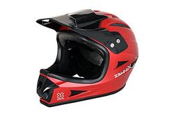 X Games Full Face Helmet - Size:  Youth Medium - SATIN RED -