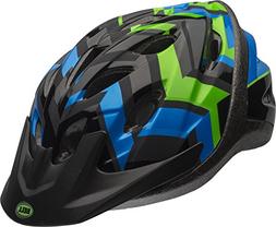 Bell Youth Axle Bike Helmet, Black/Blue/Green