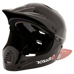 Razor Youth Gloss Black Full Face Bicycle Helmet